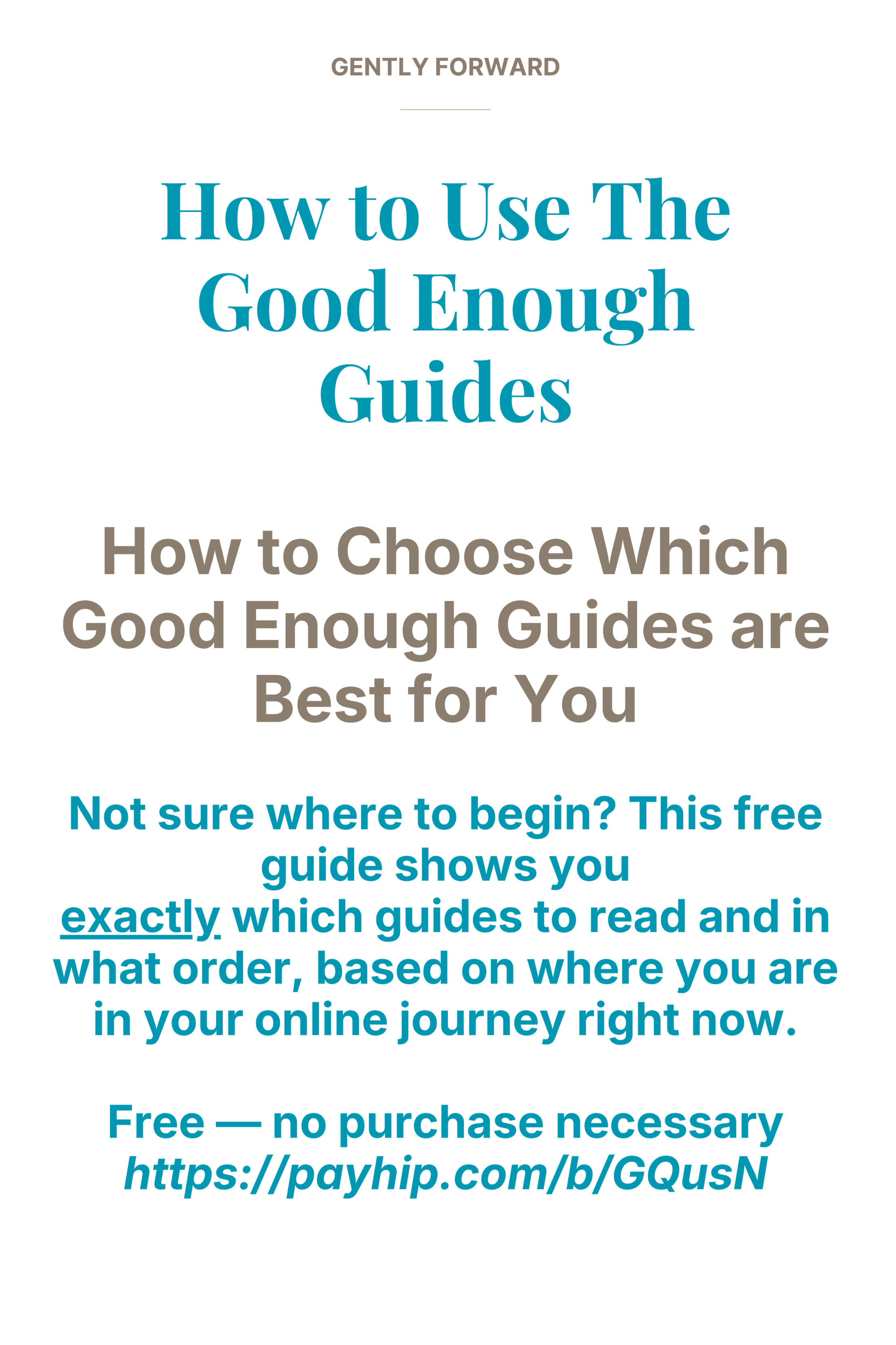 The Good Enough Guides Collection
